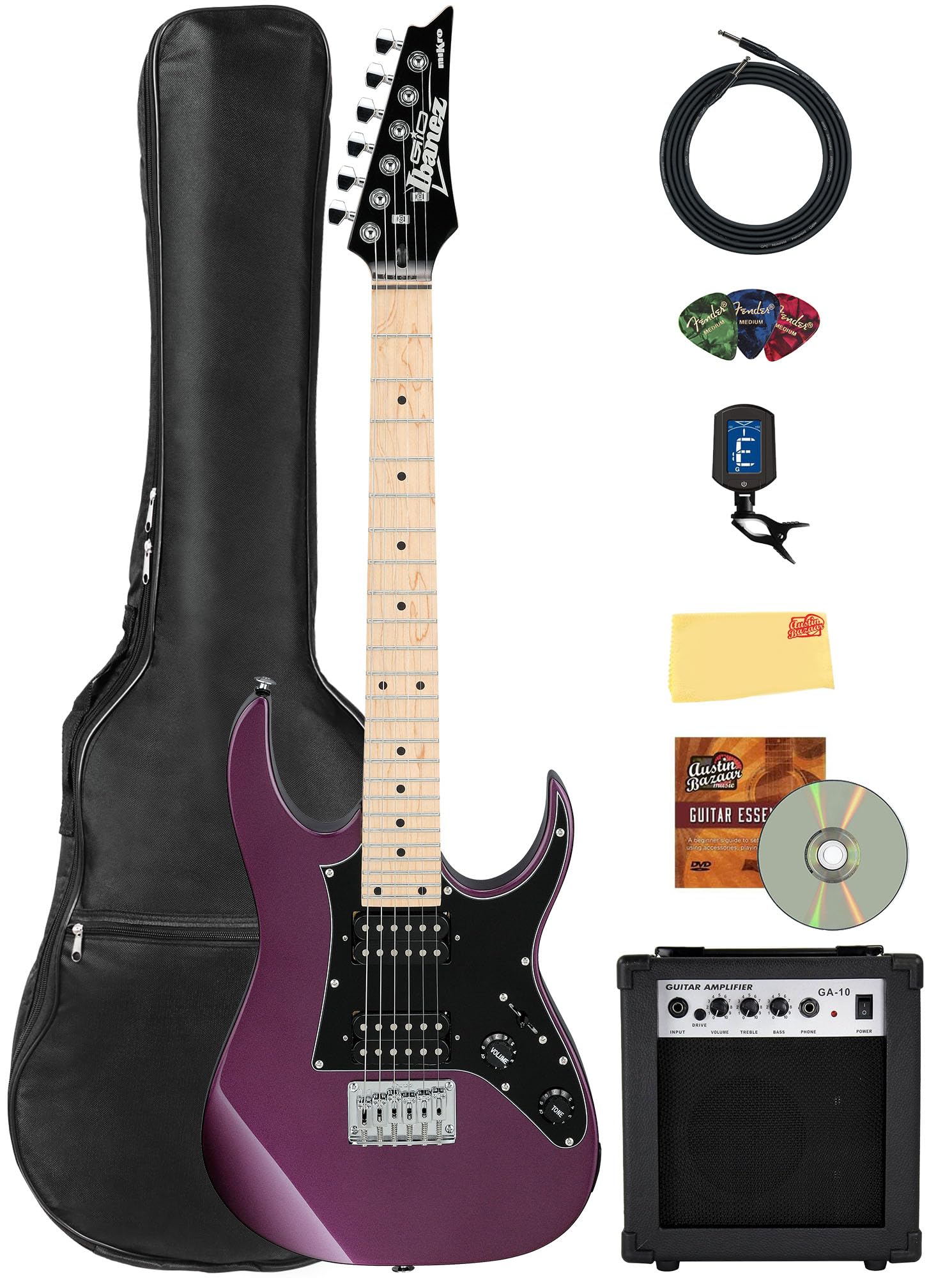 Amazon.com: Ibanez GRGM21M RG Gio miKro Short-Scale Electric